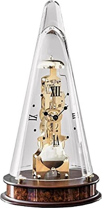 Hermle Mechanische Tafelklok mit Glaskuppel und Stundenschlag