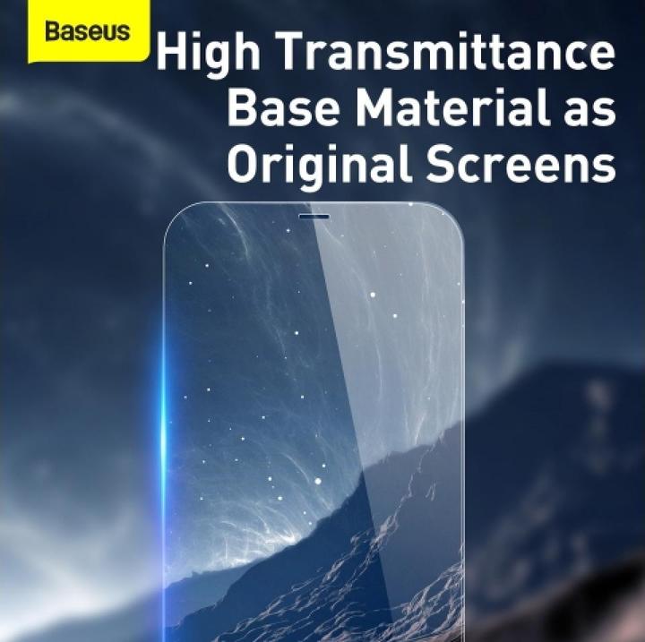 Actual product image Baseus 0.15mm Full Coverage Tempered Glass Film For iP 6.7inch 2020 (Secondary Hardening)(2pcs Pa... (2 pcs., Apple iPhone 12 Pro Max)