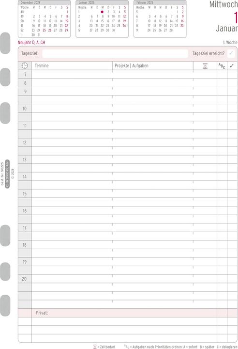 Image du produit Chronoplan Plan du jour (A5, Allemand)