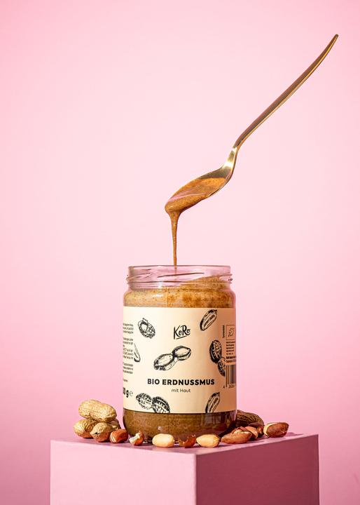 Produktbild KoRo Bio Erdnussbutter mit Haut (500 g)