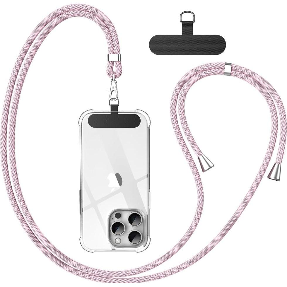 Thumbnail - Screenguard Universal Necklace Handykette für Smartphone Hüllen, Handykette, Rosa