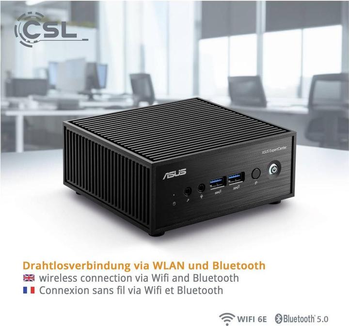 Produktbild ASUS Mini-PC PN42 (500 GB, 16 GB, Intel N100, Intel UHD Graphics)