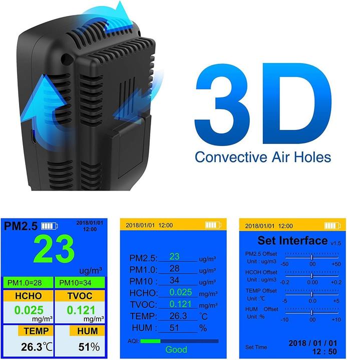 Produktbild LifeBasis Formaldehyde Messgerät