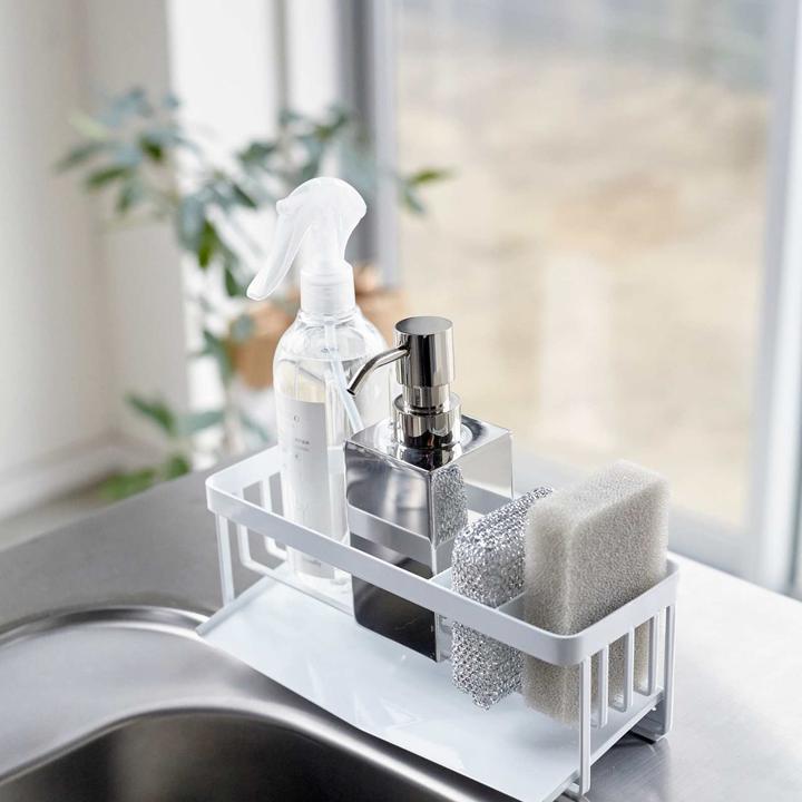 Image du produit Yamazaki Organisateur d'évier avec évacuation TOWER