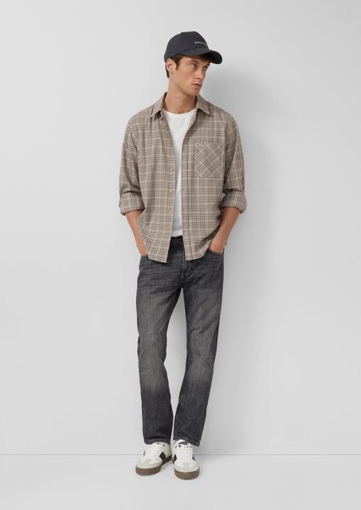 Immagine prodotto s.Oliver Hemd Regular Fit: Kariertes Hemd aus Flanell (S)