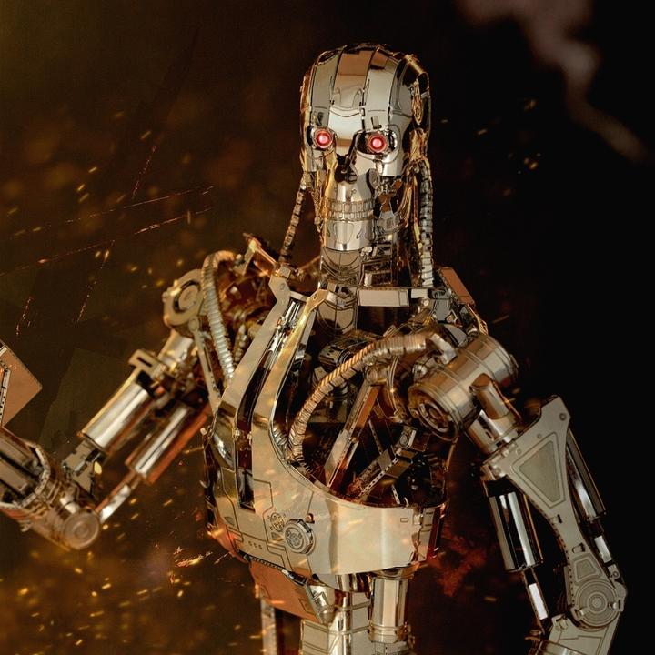 Actual product image Metal Earth Iconx Terminator - T-800 Endoskeleton