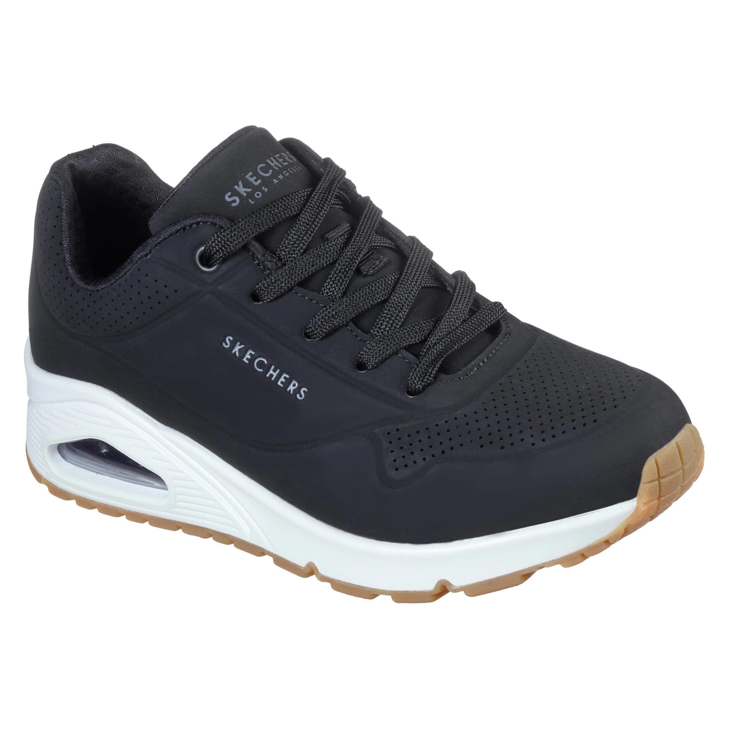Skechers, Vrouwen, Sneakers, Veterschoenen, Zwart, (39)