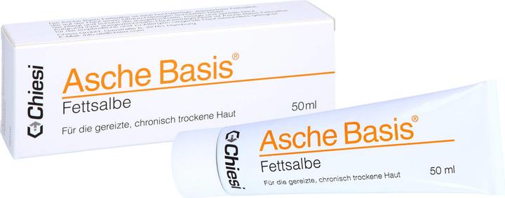 Actual product image Chiesi Ash Base Grease Ointment, 50 ml Grease Ointment (Body cream, 50 ml)