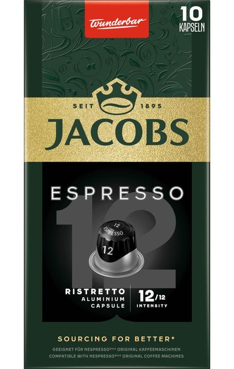 Actual product image Jacobs Espresso 12 Ristretto (10 x Port.)