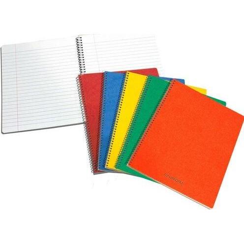 Aurora, Heft + Block, Notizbuch Spiralbindung DIN A4 Liniert Pappe Farbig sortiert (A4, Liniert)