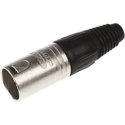 Thumbnail - Neutrik Kabelstecker XLR vernickelt 4-polig, Audio Stecker, Silber