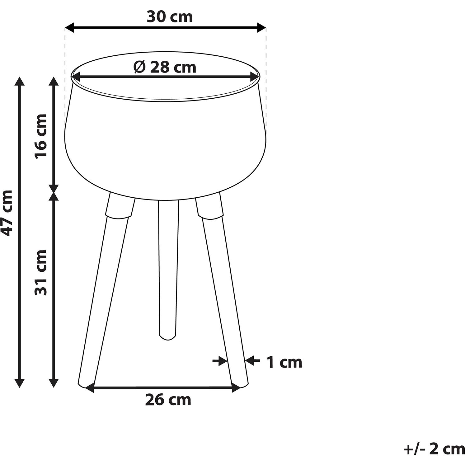 Thumbnail - Beliani, Blumentopf, Agros (30 cm)