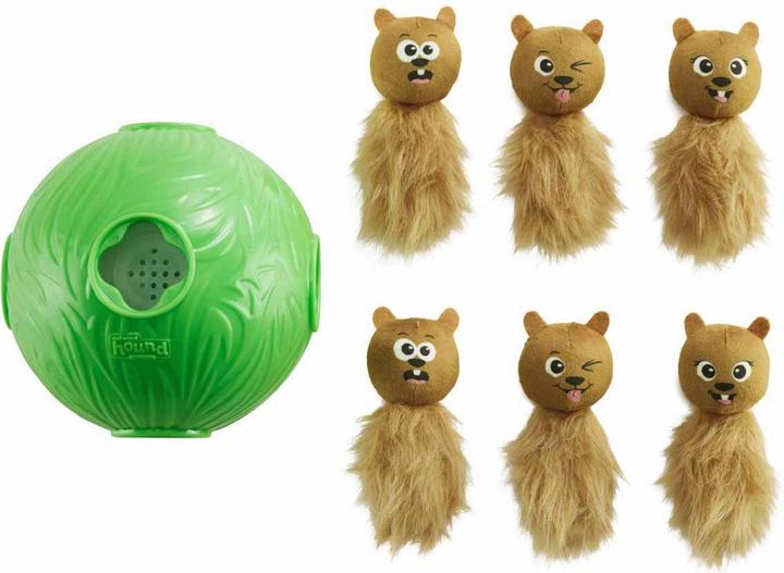 Outward Hound Nina Ottosson Dog Snuffle N' Treat Bal Groen (Ball toy dog)