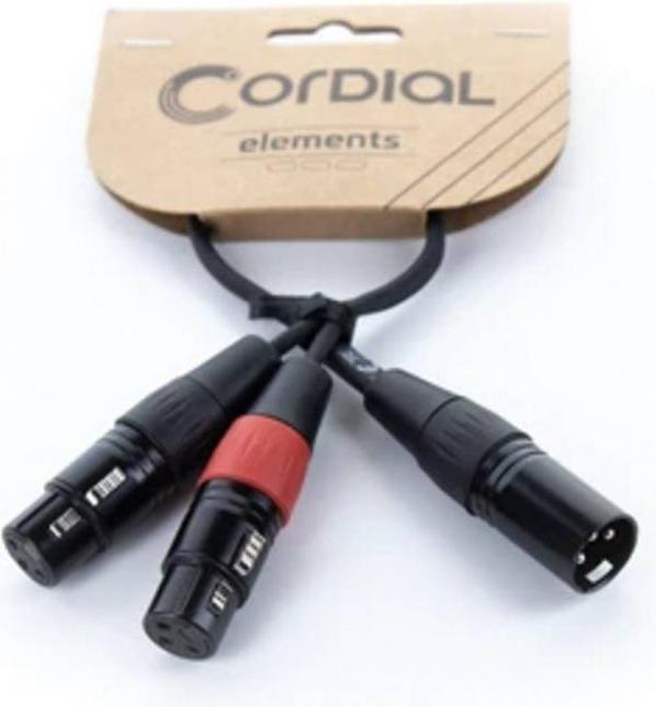 Actual product image Cordial 2in1 (0.30 m, XLR Cables)
