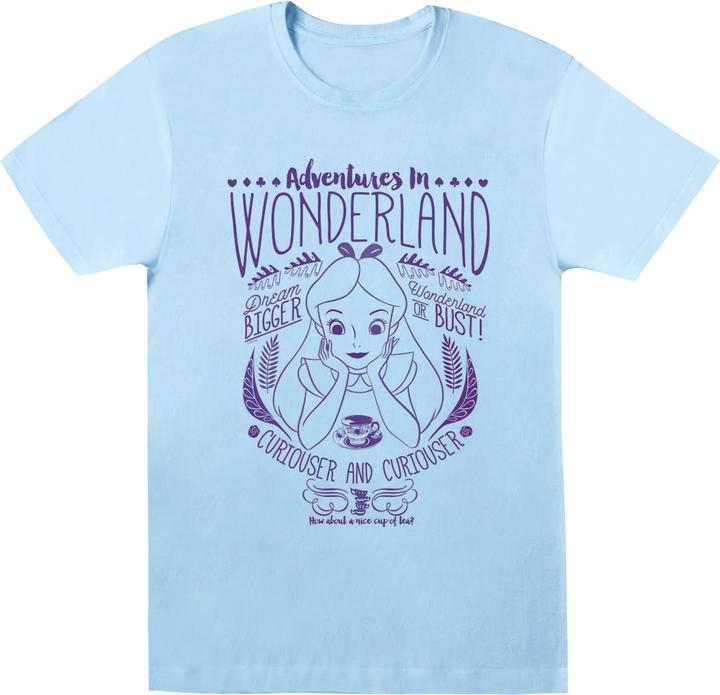 Actual product image Disney Mens Alice In Wonderland Adventures In Wonderland T-Shirt (XL)