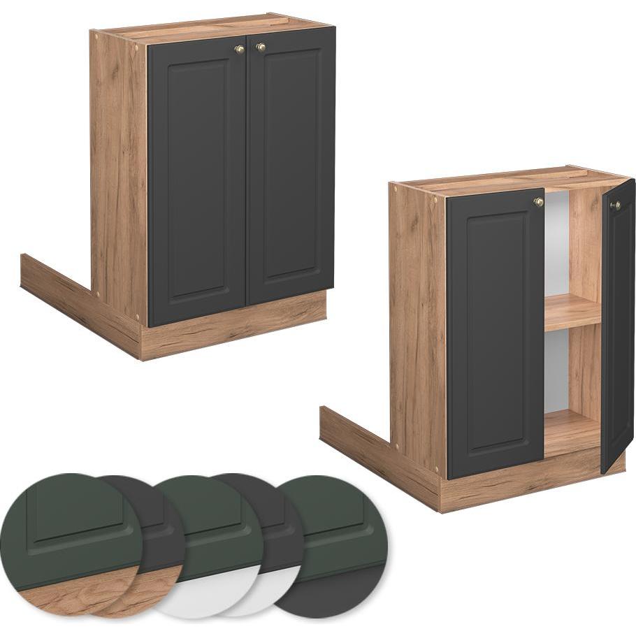 Vicco, Regal, Kücheninsel Fame-Line (60 x 60 x 82 cm)