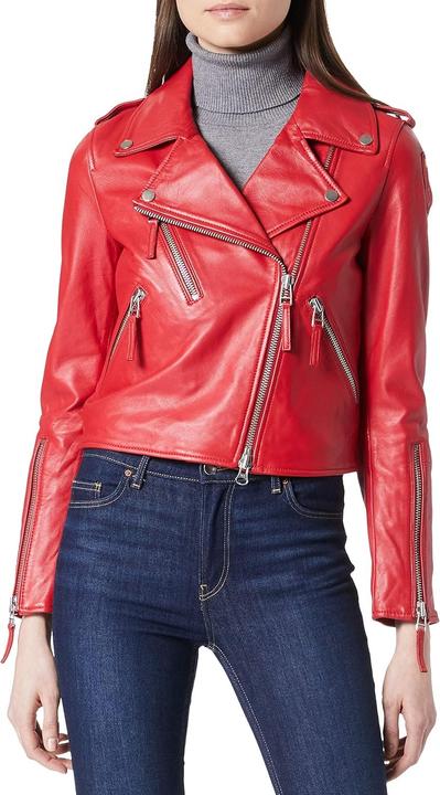 Actual product image Blauer Padded Women's Coat with Leather Shoulders