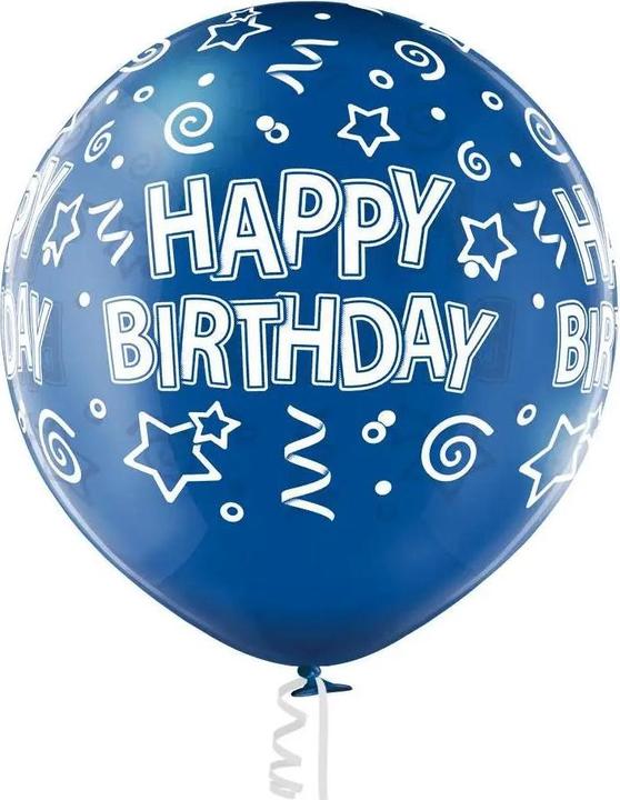 Belbal Riesenballons HAPPY BIRTHDAY 60 cm (1x)