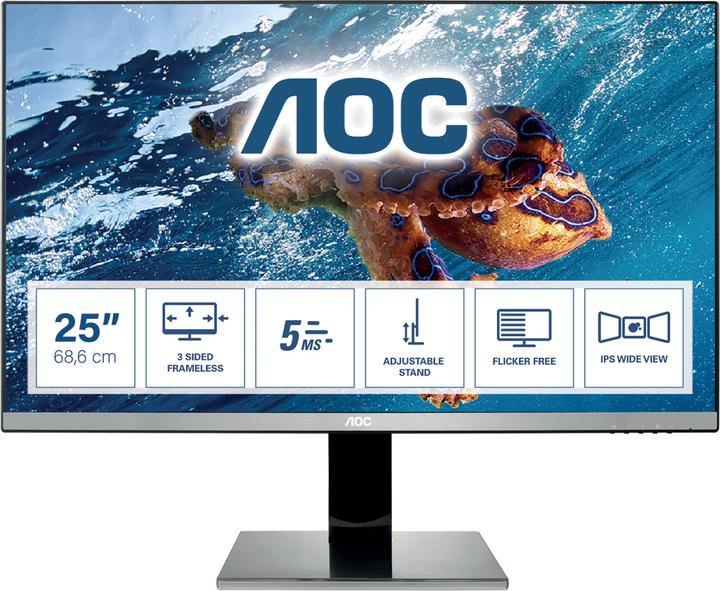 Actual product image AOC Q2577pwq (2560 x 1440 pixels, 25")