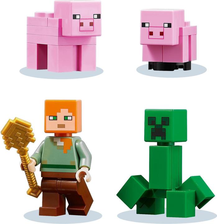 Produktbild LEGO Das Schweinehaus (21170, LEGO Minecraft)