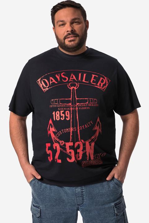 Produktbild Men+ T-Shirt, Halbarm, Bauchfit, Frontdruck, bis 84/86 (54)