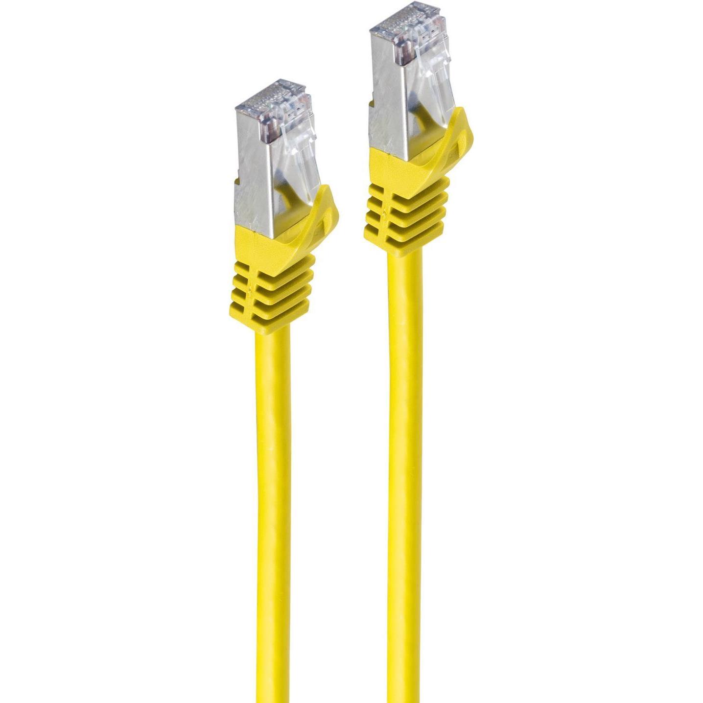 Thumbnail - Shiverpeaks RJ45 Patchkabel S/FTP PIMFCat.7 Rohkabel gelb 1,5m (S/FTP, CAT7, 1.50 m), Netzwerkkabel