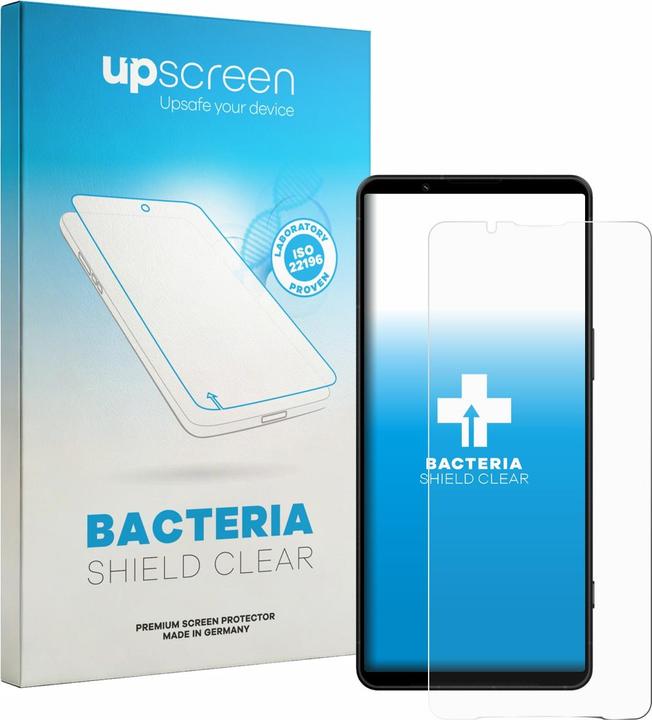 Produktbild upscreen Schutzfolie für Sony Xperia 1 VIII Displayschutz Displayschutzfolie Folie Klar antibakteriell (1 Stk., Sony Xperia 1 VII)