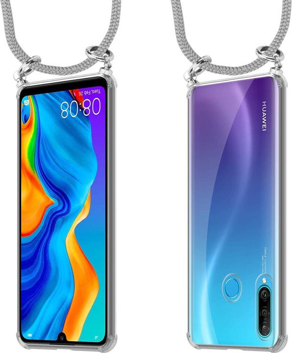 Produktbild Cadorabo TPU Handy Kette SILBER Cover