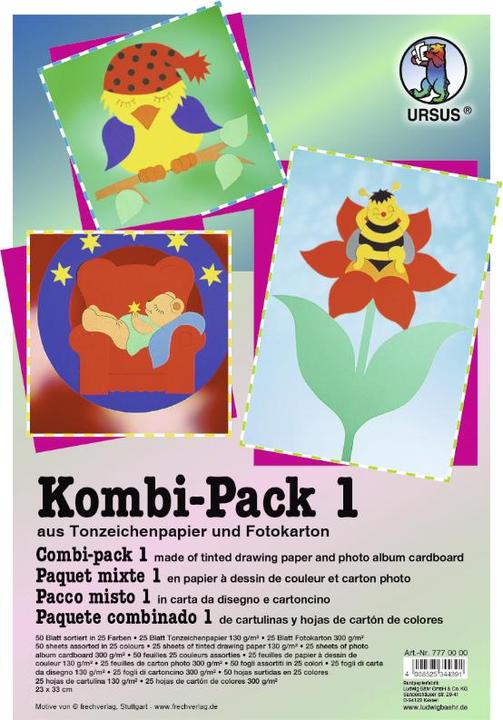 Produktbild Ursus Kombi-Pack 1 23x33cm (250 g/m², 50 x, 23 x 33 cm)