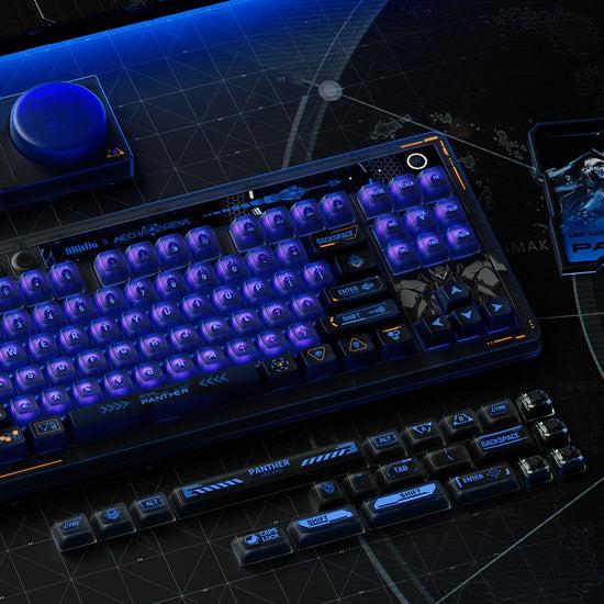 Produktbild 8bitdo - Mechanical Keyboard Mecha Break Ed. - Black - 87 Keys (US, Kabelgebunden, Kabellos)