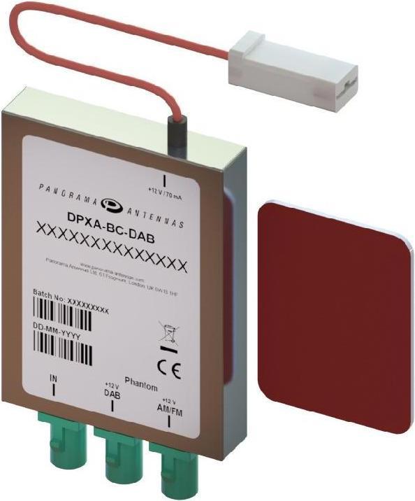 Actual product image Panorama Antennas DPXA-BC-DAB - Active AM/FM + DAB Splitter Unit