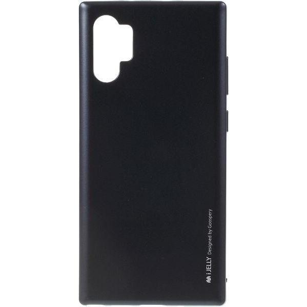 Goospery iJelly Metal Series (Samsung Galaxy Note 10+), Smartphone Hülle, Schwarz