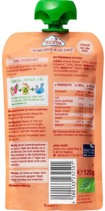 Produktbild Fruchtbar Quetschbeutel (100 g)