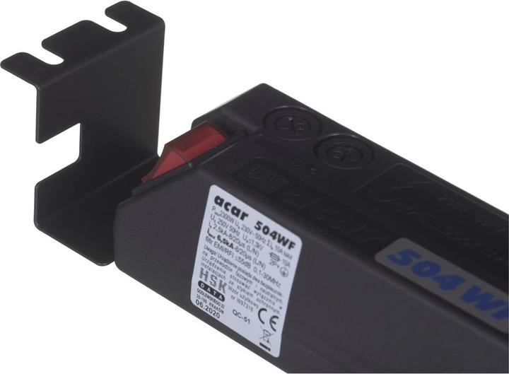 Actual product image HSK MULTIPLE CABLE EXTENSION ACAR-504/WF/RACK (5 x, CEE 7/5, 3 m)