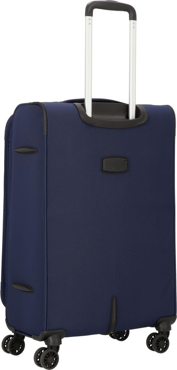 Immagine prodotto D&N Travel Line 9504 Set di valigie a 4 ruote, 3 pezzi con ripiegamento elastico (204 l, XL (da 115l))