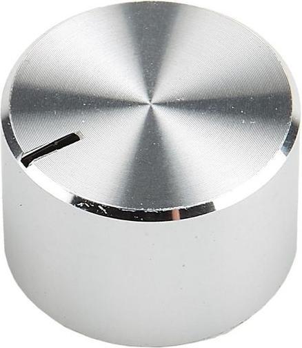 Produktbild RS PRO Alu-Drehknopf 18mm natur Welle 6,35mm