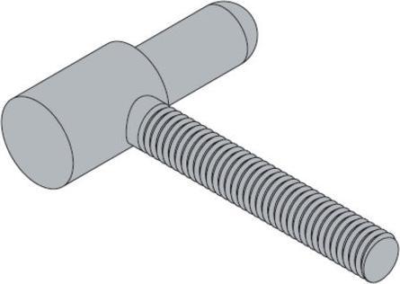 Actual product image Hettich Bandunterteil wartungsfrei 15mm verzinkt, 2 St.