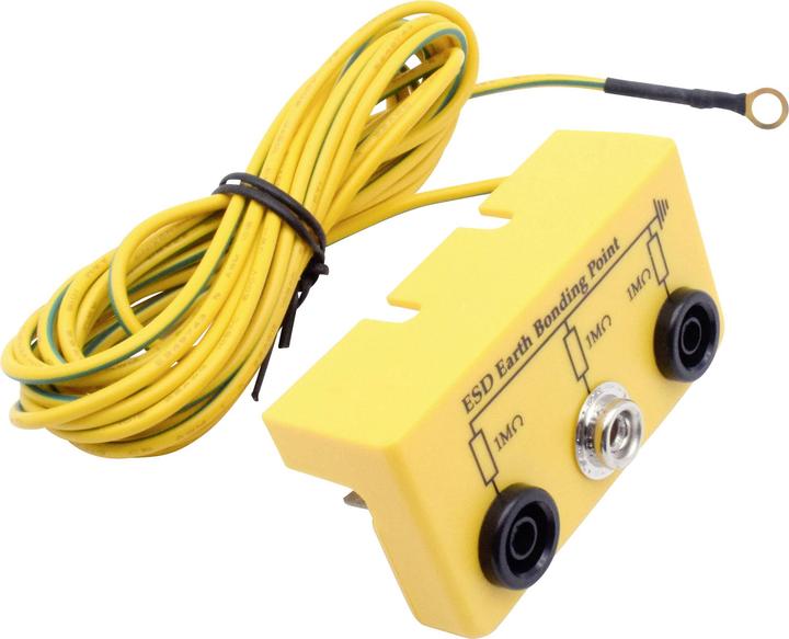 Actual product image Quadrios ESD earthing box 3.00 m socket, push button 10 mm