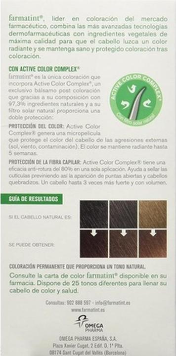 Actual product image Farmatint Gel 4r Chestnut Brown 135ml (4r-Castaño Cobrizo)