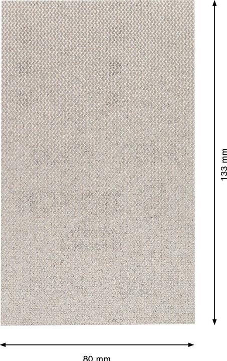 Actual product image Bosch Professional Zubehör Expert M480 Sanding net for orbital sander, 80 x133 mm, G 100, 10 pcs. (100, P100)