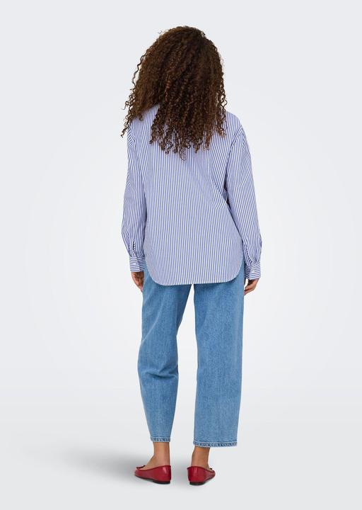 Actual product image Only Normal geschnitten Hemdkragen Ärmelbündchen mit Knopf Hemd Hemd (L)