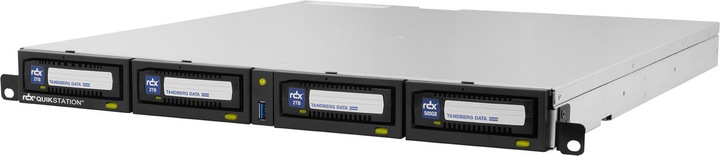 Image du produit Tandberg Data Tandberg RDX QuikStation 4 RM 4-bay, 4x 1Gb Ethernet, removable disk array, 1U rackmount