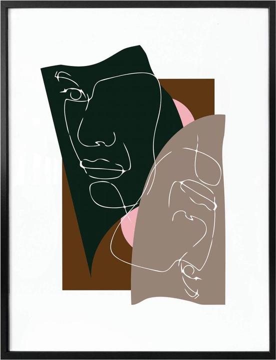 Produktbild Trenddeko Faces (30 x 40 cm)