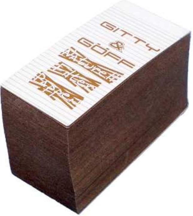 Gitty & Göff Natural breit grosser Block Kiste mit 60 Stk.