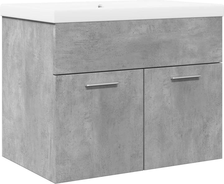 Produktbild vidaXL Waschbeckenunterschrank mit Einbaubecken