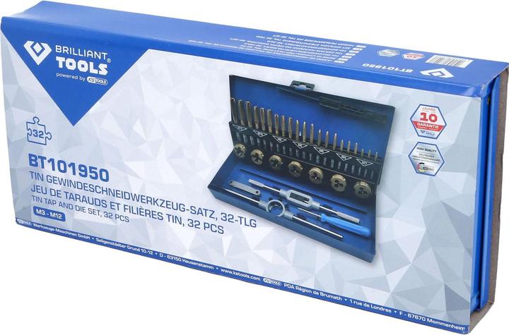 Actual product image KS Tools TiN tapping tool set 32 pieces