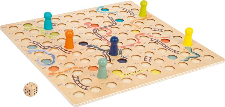small foot Jeu des serpents et des échelles XL (Allemand, Français, Italien, Anglais)