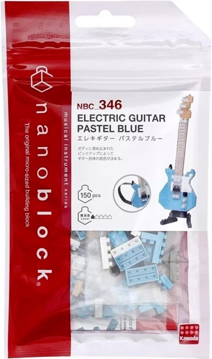 Produktbild Nanoblock Mini Electric Guitar Blue