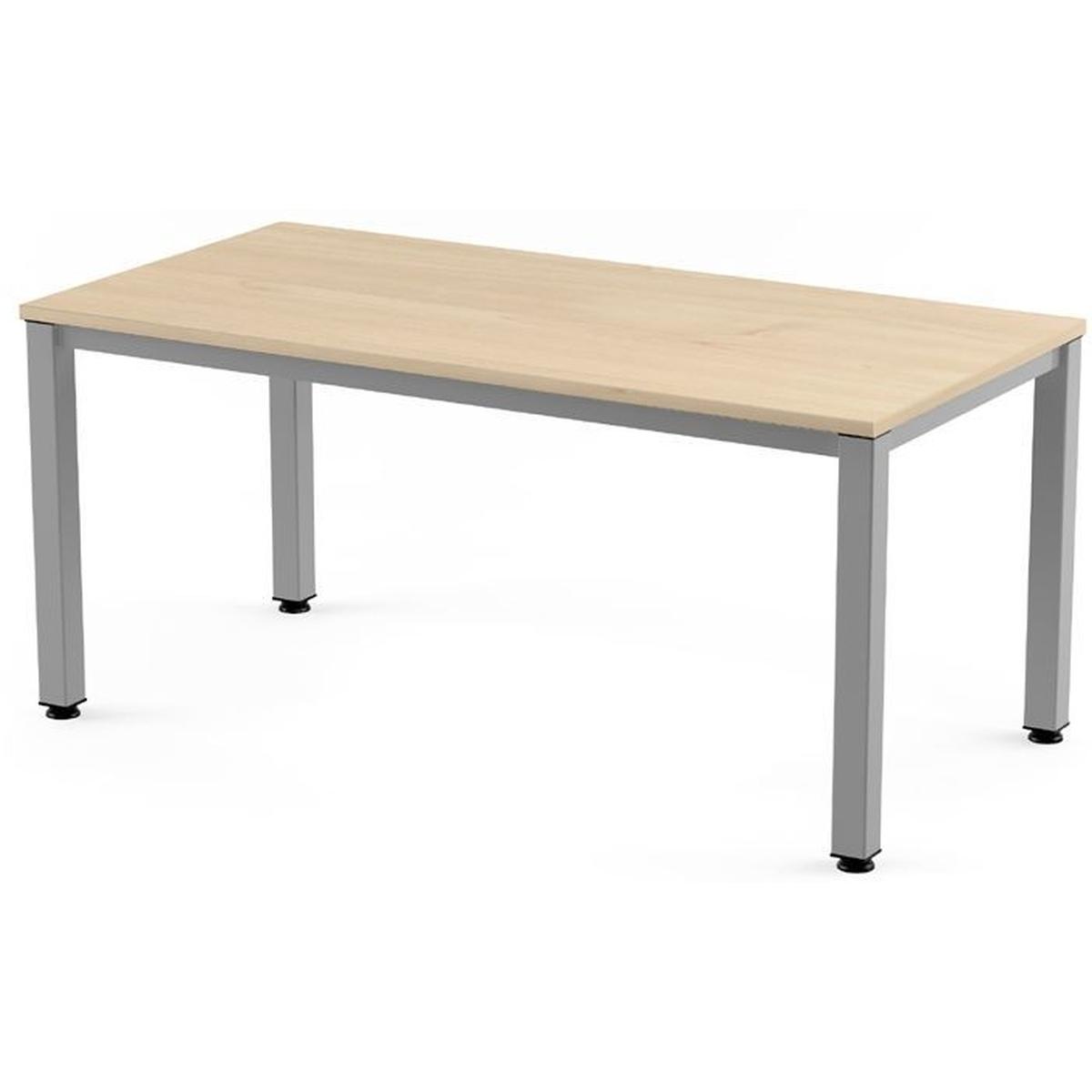 Rocada, Schreibtisch, Schreibtisch Executive BxTxH 140x80x73cm Gestell grau Platte Melamin buche (140 x 80 x 73 cm)