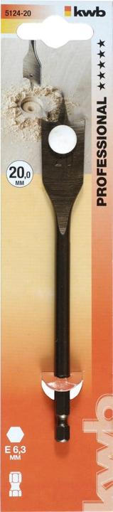 Actual product image kwb Flat milling drill PROFI, ø 20 mm (20 mm)